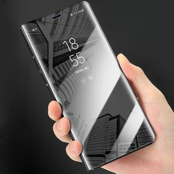 Jetjoy Case For Huawei Mate 10 Pro Lite P10 Plus Flip Wallet Clear Glass View Kickstand Shockproof Full Cover Phone Bags