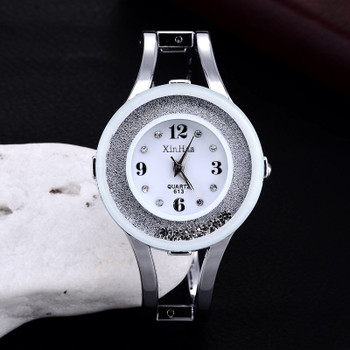 Hot Fashion Full Steel Bracelet Watch Women Watches Luxury Rhinestone Quartz-Watch Hour montre femme relogio feminino relojes