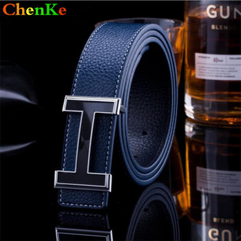 ChenKe 2017 Genuine Leather Designer Belts High Quality Smooth Buckle Belt Leather Belt Buckle Belts for Men Women Leisure