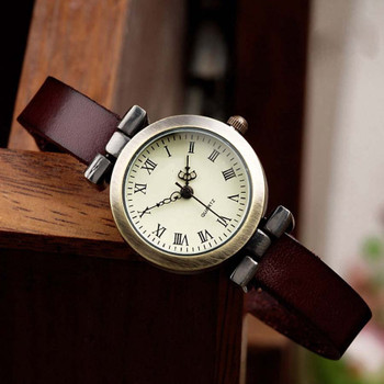 shsby New fashion hot-selling leather female watch ROMA vintage watch women dress watches