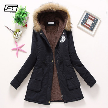 Fitaylor New Winter Padded Coats Women Cotton Wadded Jacket Medium Long Parkas Thick Warm Hooded Quilt Snow Outwear Abrigos 