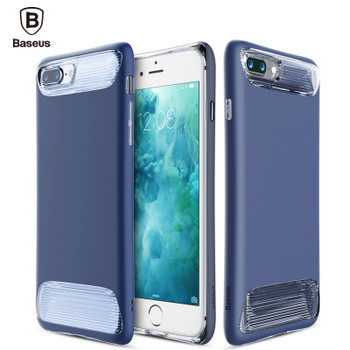Baseus Phone Case For iPhone 8 7 8 Plus 7 Plus Cover Double Anti-fall &amp; Anti-shock Protective Phone Shell Coque For iPhone 8Plus