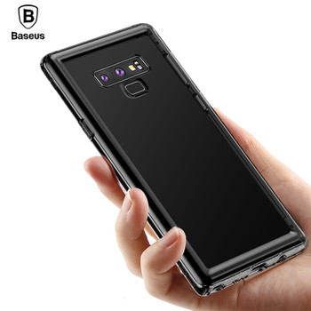 Baseus Anti-Knock Silicone Case For Samsung Note 9 Soft TPU Transparent Full Protective Cases For Galaxy Note 9 Back Cover Coque