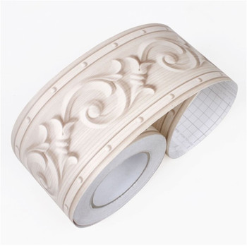 beibehang PVC European wallpaper bedroom living room decorative self-adhesive stickers stickers skirting toilet waterproof waist