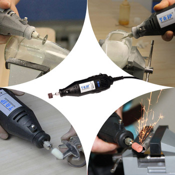 TASP 220V 130W Electric Variable Speed Mini Drill Set Power Engraver Rotary Tool with Accessories Attachments and Storage Bag