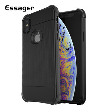 Essager Half Wrapped Case For iPhone XS Max XR X luxury Flip Vintage Phone Case Cover Coque For iPhone 10 X S R Xsmax Capa Funda