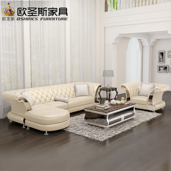 l shaped post modern italy genuine real leather sectional latest corner furniture living room sofa set designs F52