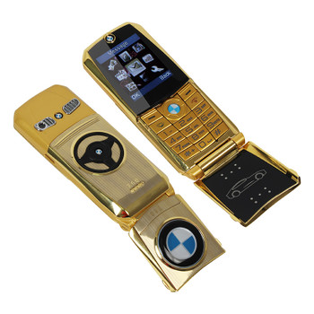 Mosthink 760 Cheap Car Shape Flip Mobile Phone Small Size 2G GSM Cell Phone Dual SIM Cards Seniors Russian Language and Keyboard