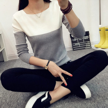 TIGENA Autumn Winter Sweater Women 2018 Knit High Elastic Jumper Women Sweaters And Pullovers Female Black Pink Tops Pull Femme