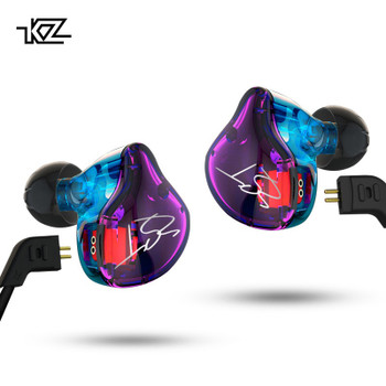 KZ ZST Pro Armature Dual Driver Earphone Detachable Cable In Ear Audio Monitors Noise Isolating HiFi Music Sports Earbuds