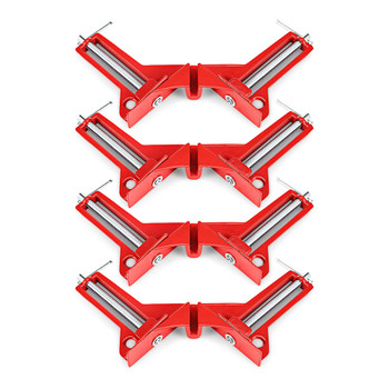 4pcs Reinforced 90 Degree Right Angle Clamp Corner Clamps For Aquarium Fishtank Glass Wood Picture Holder Woodworking Tool