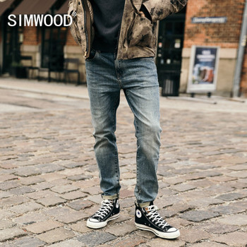 SIMWOOD 2018 New Jeans Men Classical Jean High Quality Straight Leg Male Casual Pants Plus Size Cotton Denim Trousers  180348