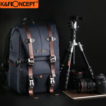 K&amp;F CONCEPT Shockproof Camera Backpack Waterproof Multifunctional Travel/Photo/Video/Tripod Bag With Dual-layer Design For DLSR