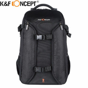 K&amp;F CONCEPT Professional Travel Camera Backpack Large Capacity For 2 Cameras + Multiple Lens With Tripod Holder Rain Cover 