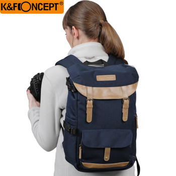 Fast Transport K&amp;F CONCEPT Large Capacity Multi-functional Waterproof Camera Backpack Travel Bag With Chest Belt Hold SLR Tripod