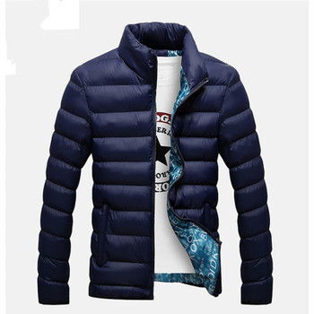 BSETHLRA Jackets Men Winter Windbreak Cotton Added Casual Slim Fit Mens Coats And Jackets Parka Men