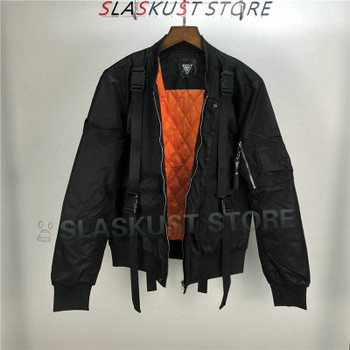 Military Adjustable Buckle Straps Bomber Jacket Mens 2018 Lightly Padded Aviator Jackets Four Colors 