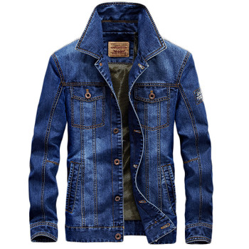 Men Jacket Denim Jeans Jackets and Coats for Autumn Casual Slim Brand Clothing Cowboy Jeans Jacket 2018 Mens Streetwear C1618