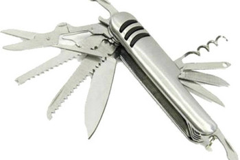 21 In 1 Multi Functional Army Knife with Nylon Pouch