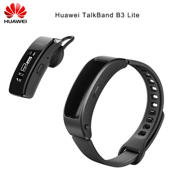 Original Huawei Talkband B3 Lite Smart Band Wristband Bluetooth Headset Answer/End Call Run Walk Sleep Auto Track Alarm Message