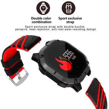 Betreasure K5 Smart Wristband Color Screen Blood Pressure/Heart Rate Monitor Fitness IP68 Waterproof Bluetooth Smart Watch