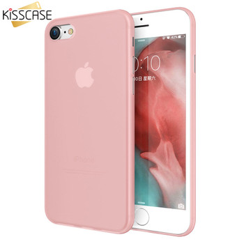 KISSCASE Phone Case For Apple iPhone 8 8 Plus Ultra Thin Matte PC Cases For iPhone X Cover Funda                                