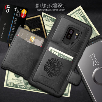 TPU Luxury Slim Musttrue Phone Case Smart Flip Cover Soft Solid Color Wallet Cover Ultra Thin Samsung Galaxy S9 Plus Note 9 Case