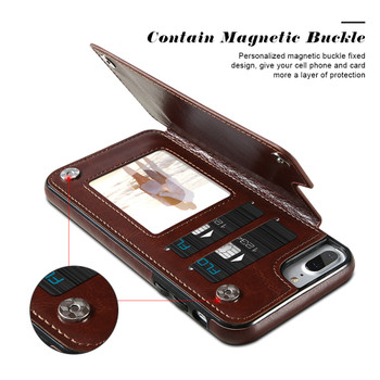  KISSCASE Wallet Cases For iPhone 6S 6 7 8 Plus XS Max Shell Retro Flip Leather Phone Case For iPhone 5S 5 SE X 10 XR Cover Capa