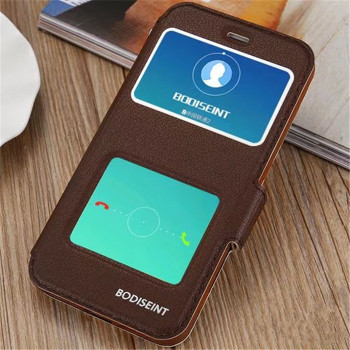 For Xiaomi Redmi Note 4 / Note 4 pro case Fashion Window View Stand Phone Cases Leather Flip Cover for Redmi Note 4X