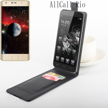 NEW HOT Up and Down Flip PU Leather mobile Phone Case with Card Slot Coque Fundas Cases  for AllCall Rio 5.0" cover