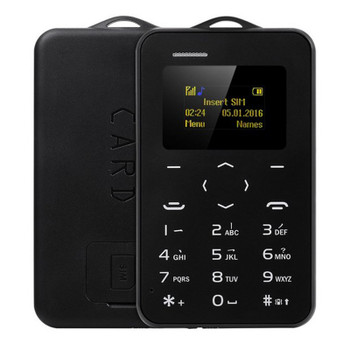 Imported Mini Phone AIEK/AEKU C6 Color Screen Cell Phone Ultra Thin Card Phone