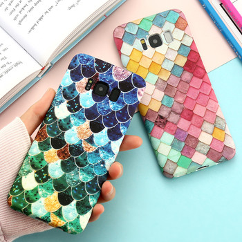 FLOVEME Phone Case For Samsung S8 S8 Plus S7 Edge S9 Mermaid Scales Case For Samsung A3 A5 2017 Cover For Samsung A7 A5 A3 2016 