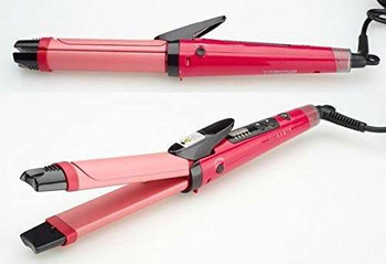 Nova 2 In 1 Hair Beauty Set Curler and Straightener NHC-1818SC OnshopDeals.Com