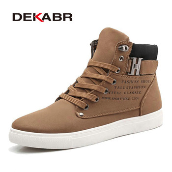 2020 Hot Men's Imported Shoes Fashion Warm Fur Winter Men Boots Autumn Leather Footwear For Man New High Top Canvas Casual Shoes Men