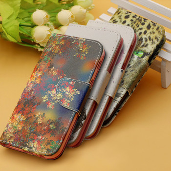 Colorful Painting Stand Flip Leather Cover Case For Samsung Galaxy J1 J3 J5 2016 J120 J510 Phone Cases Wallet With Card Holder