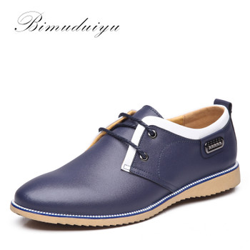 Imported Fashion Stitching Men's Spring Casual Shoes Quality Cow Split Leather Dress Suits Wedding Shoe Young Style
