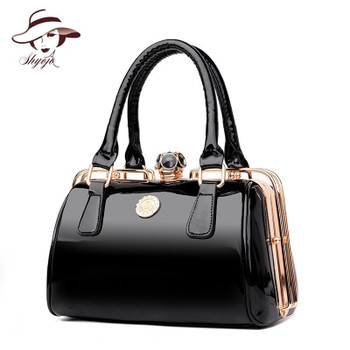 Famous Designer Big Women Handbag Patent Leather Shoulder Bags High Quality Diamonds Ladies Large Capacity Tote Crossbody Bags