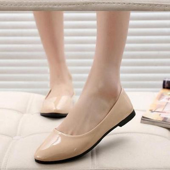 Spring summer  women Leather Shoes Woman Single Shoes Shallow Round Tow Spring Autumn Ballet Flats Shoes women casual shoes