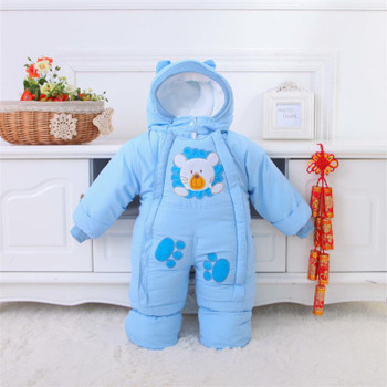 Baby Clothes Winter Autumn Style Newborn Baby Rompers New Cotton-padded Baby Boys Girls Jumpsuits Cartoon Infant Overalls