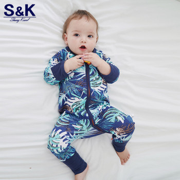 XH-374 Baby rompers spring autumn cotton long sleeve jumpsuit newborn girls boys clothing infant rompers toddler bebe clothes