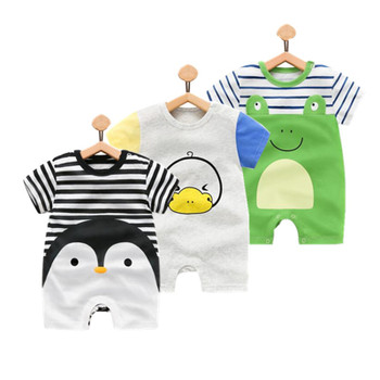 Baby rompers summer style Penguin baby boy clothes newborn girl short sleeve Baby clothes children's Clothes, baby girl clothing