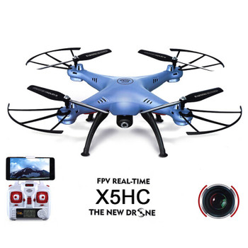 SYMA X5HC RC Quadcopter Drone with Camera 2.4G 6-Axis RC Helicopter + 850mah Syma battery VS Syma X5SC X5C Upgrade vision