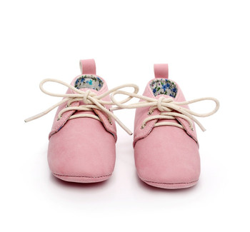 HONGTEYA toddler baby moccasins soft Pu leather Casual boot first walker Lace up shoes baby oxford shoes sneakers
