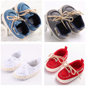 Spring Autumn Shoes Anti-skid Baby Shoes Lace Shoes Male Baby Toddler Shoes WMC234RR