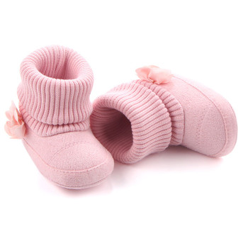 winter baby girl shoes cotton knitting Booties for newborns girls Footwear for newborns infant crib shoes