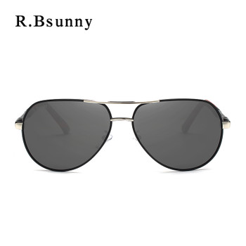 R.Bsunny Aluminum Magnesium Sunglasses Men Polarized Coating Mirror Sun Glasses Male spectacles Accessories For Men R7614 oculos