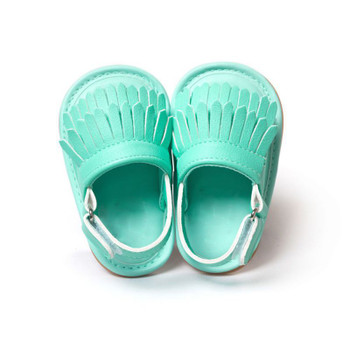 Baby Sandals Summer Leisure Fashion Baby Girls Sandals of Children PU Tassel Clogs Shoes 7 Colors