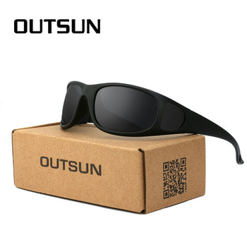 OUTSUN Plus Case Fashion Flexible Sunglasses Men Polarized Lens Brand Designer Polaroid Fish Glasses Oculos Camouflage case