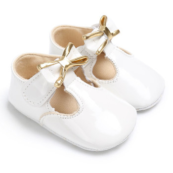 Summer PU Newborn Baby Girl Shoes First Walkers Princess Non-Slip Soft Sole Infant Child Toddler Shoes