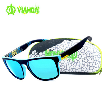 Viahda 2017 new and coolest Sunglasses Sport Sun Glasses Fishing Eyeglasses Oculos De Sol Masculino With box